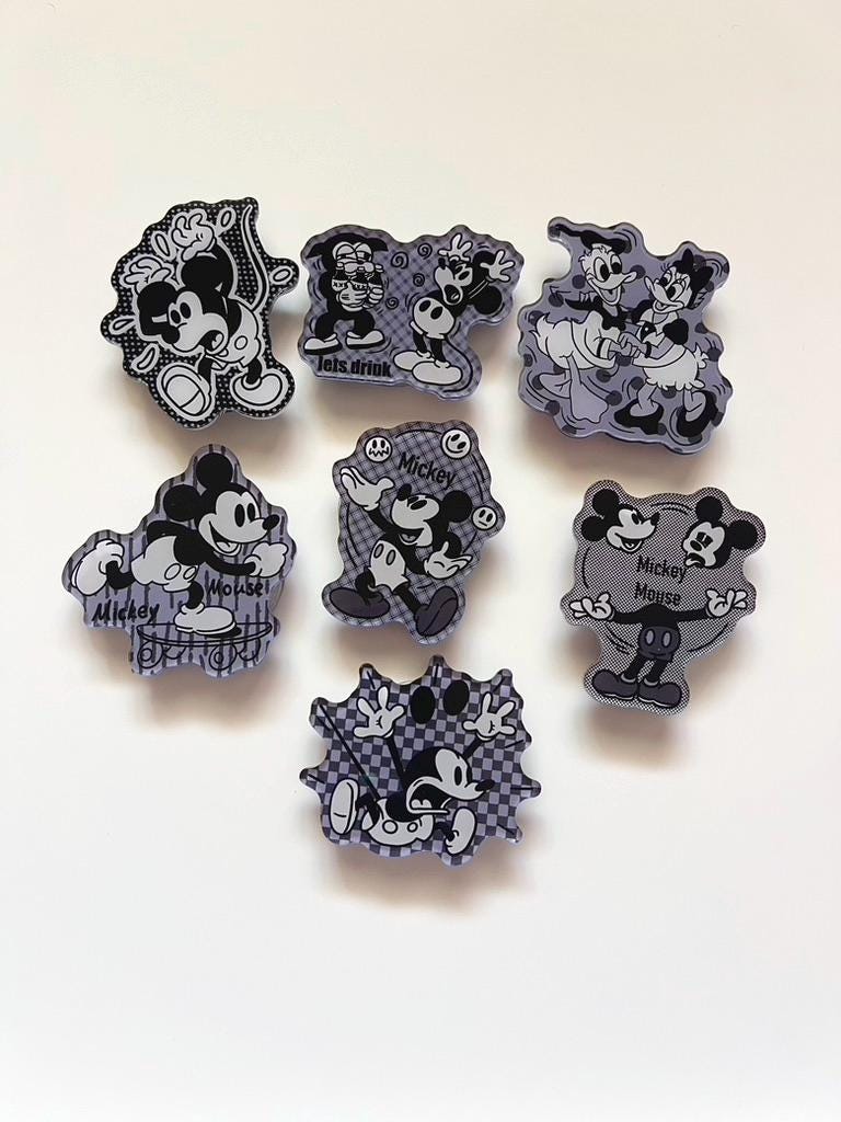 disney character inspired phone grips / phone accessories / mickey, hercules, simba, jack skellington