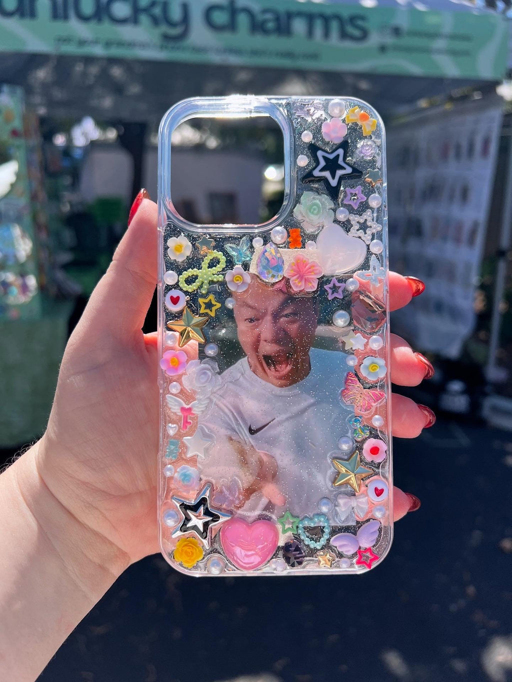 Photo Card Friendly 3D Deco Phone Case Handmade