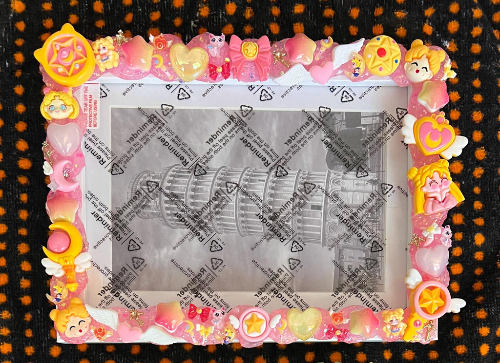 Sailor Moon Inspired Picture Frame | Magical Girl Decor | Kawaii Anime Frame | 5x7”