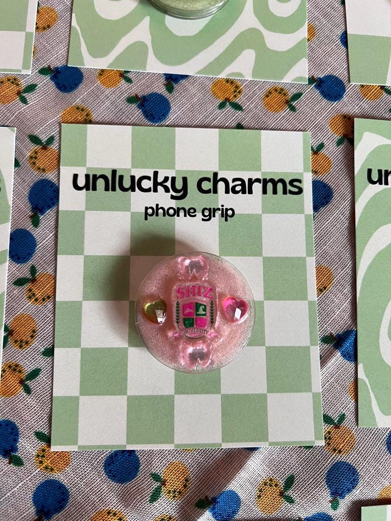 wicked inspired 3D phone grips / phone accessories / shiz, wiz, glinda, elphaba