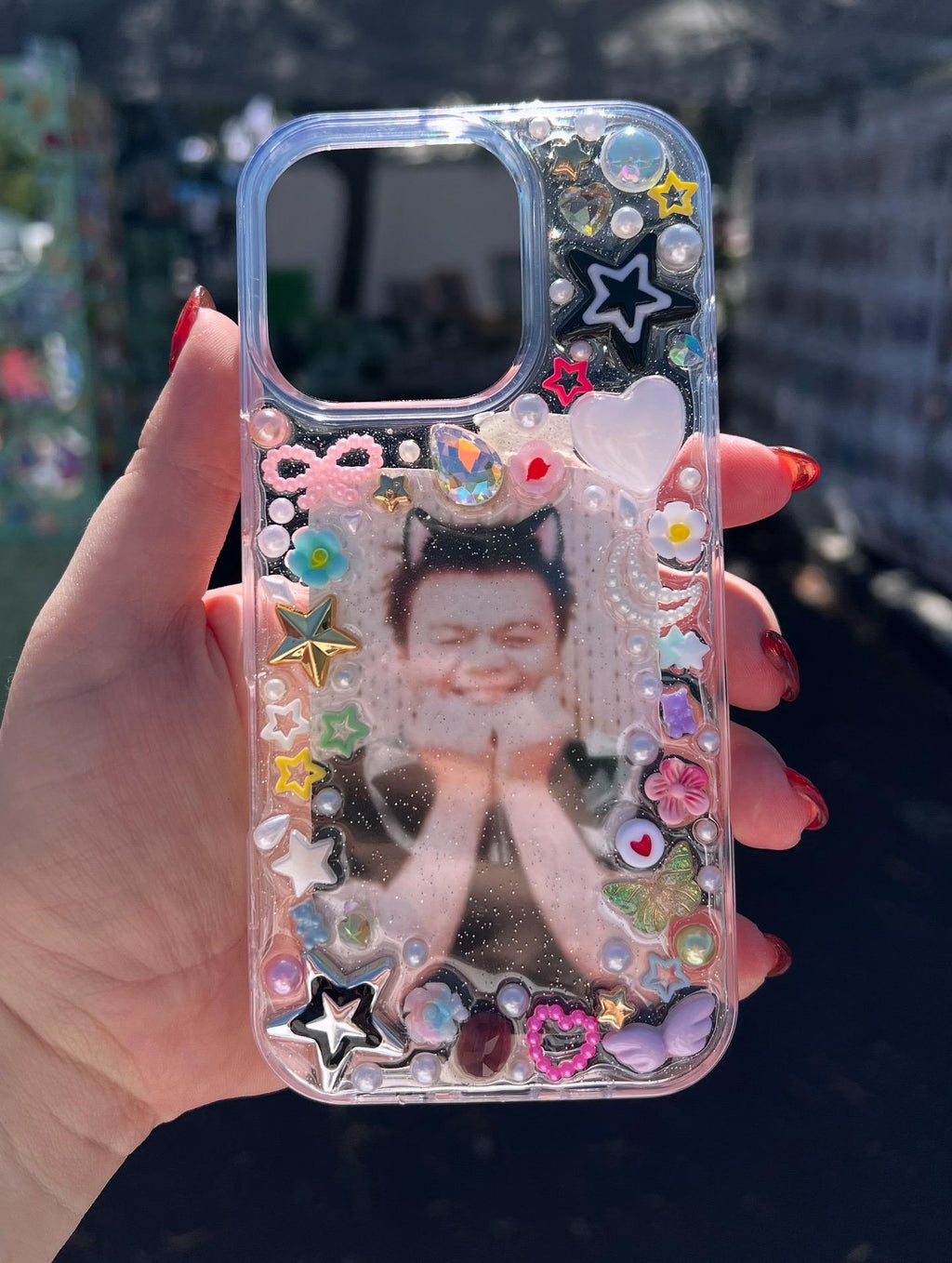 Photo Card Friendly 3D Deco Phone Case Handmade