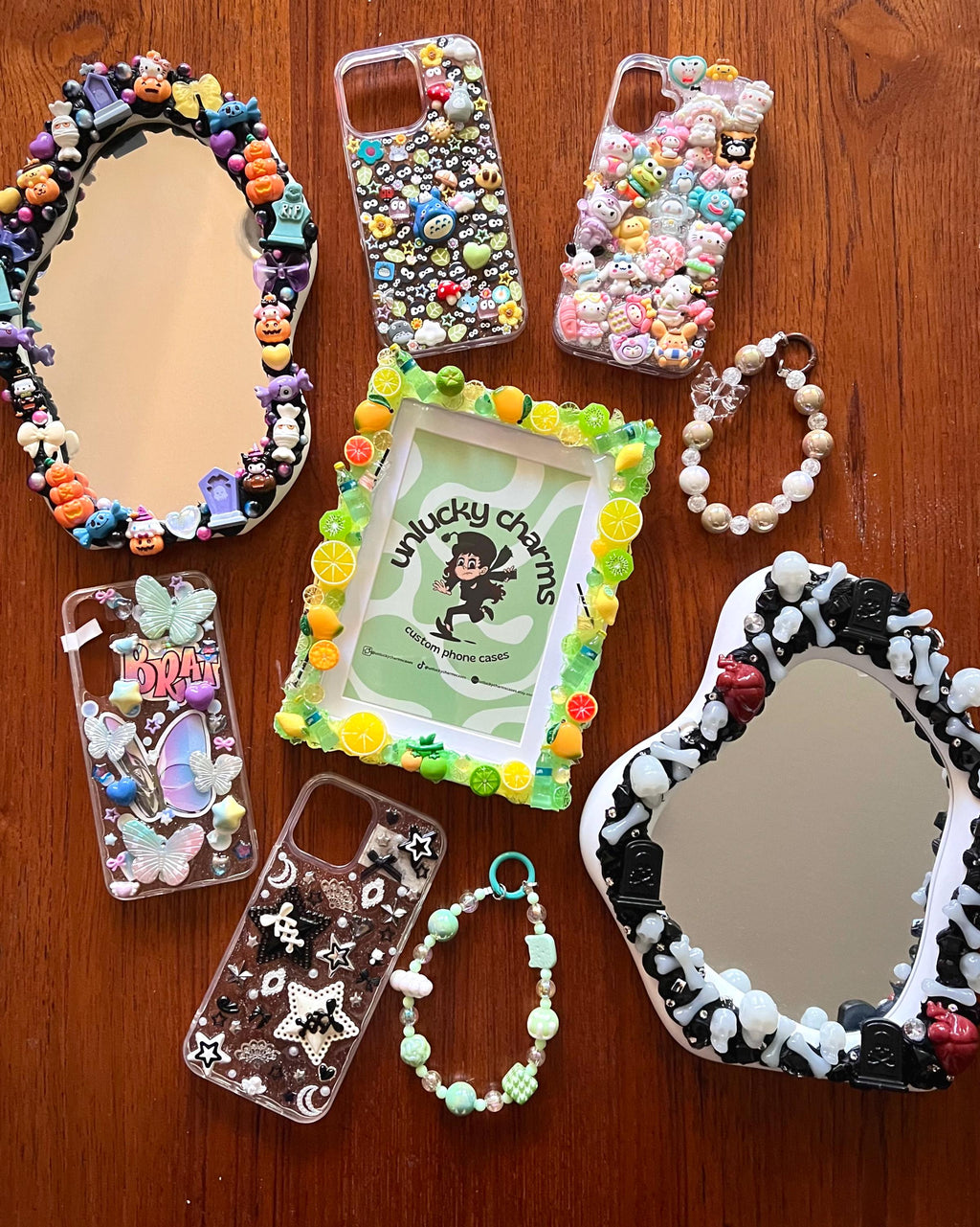 Handmade Citrus Picture Frame | Fruit & Sprite Decor, 5x7