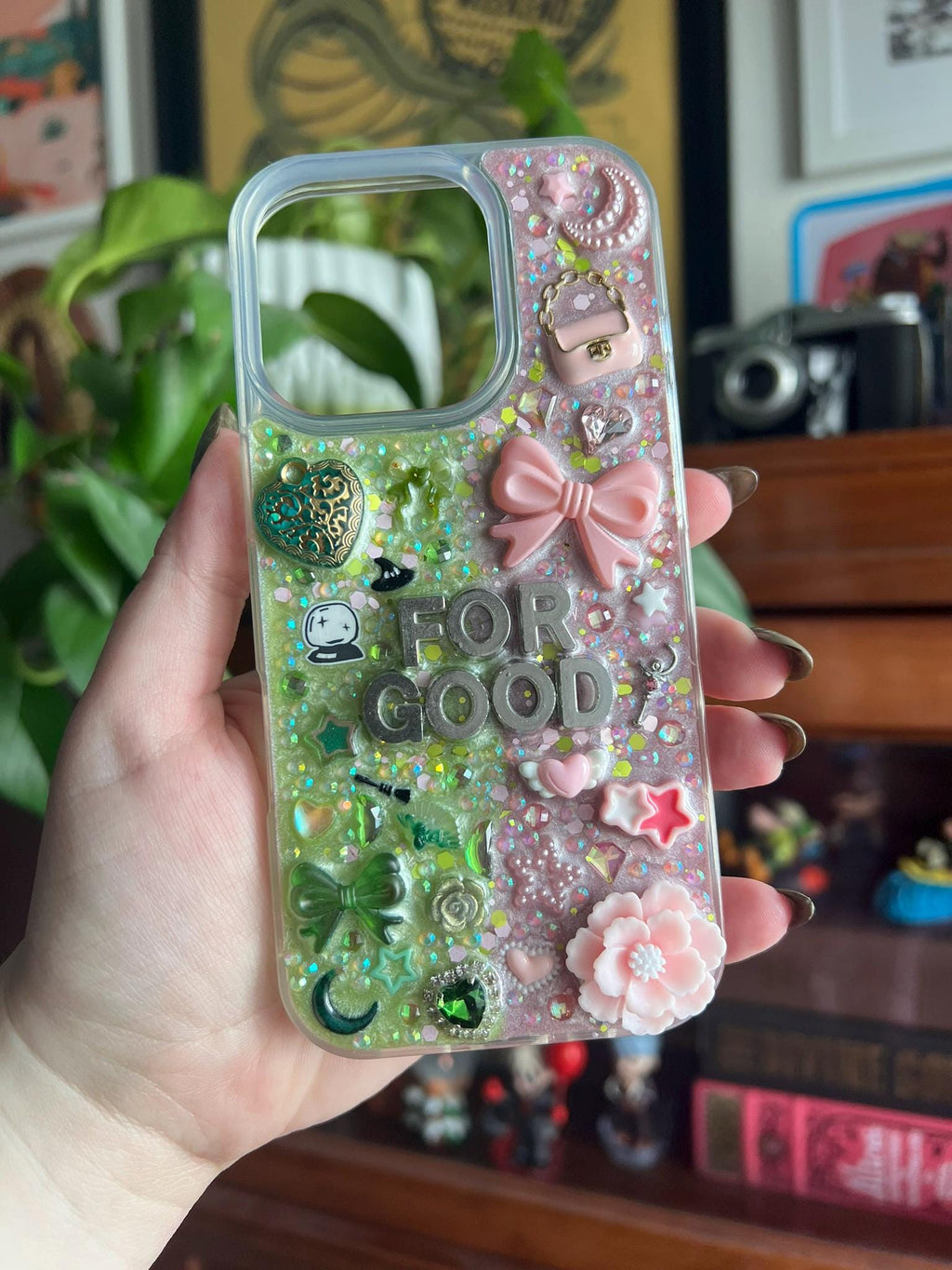 For Good - Wicked Inspired 3D Deco Phone Case - Protective Smartphone Accessory - Accessories