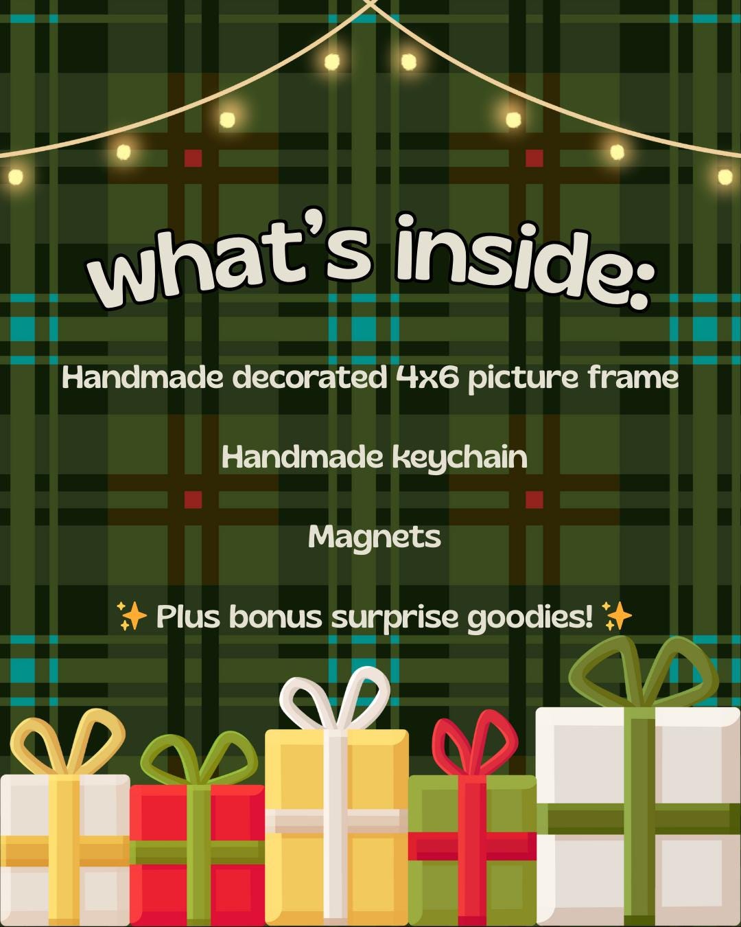 WICKED Lovers Mystery Gift Box • Kawaii Holiday Present • Handmade Frame + Keychain + Magnets & Surprise Goodies