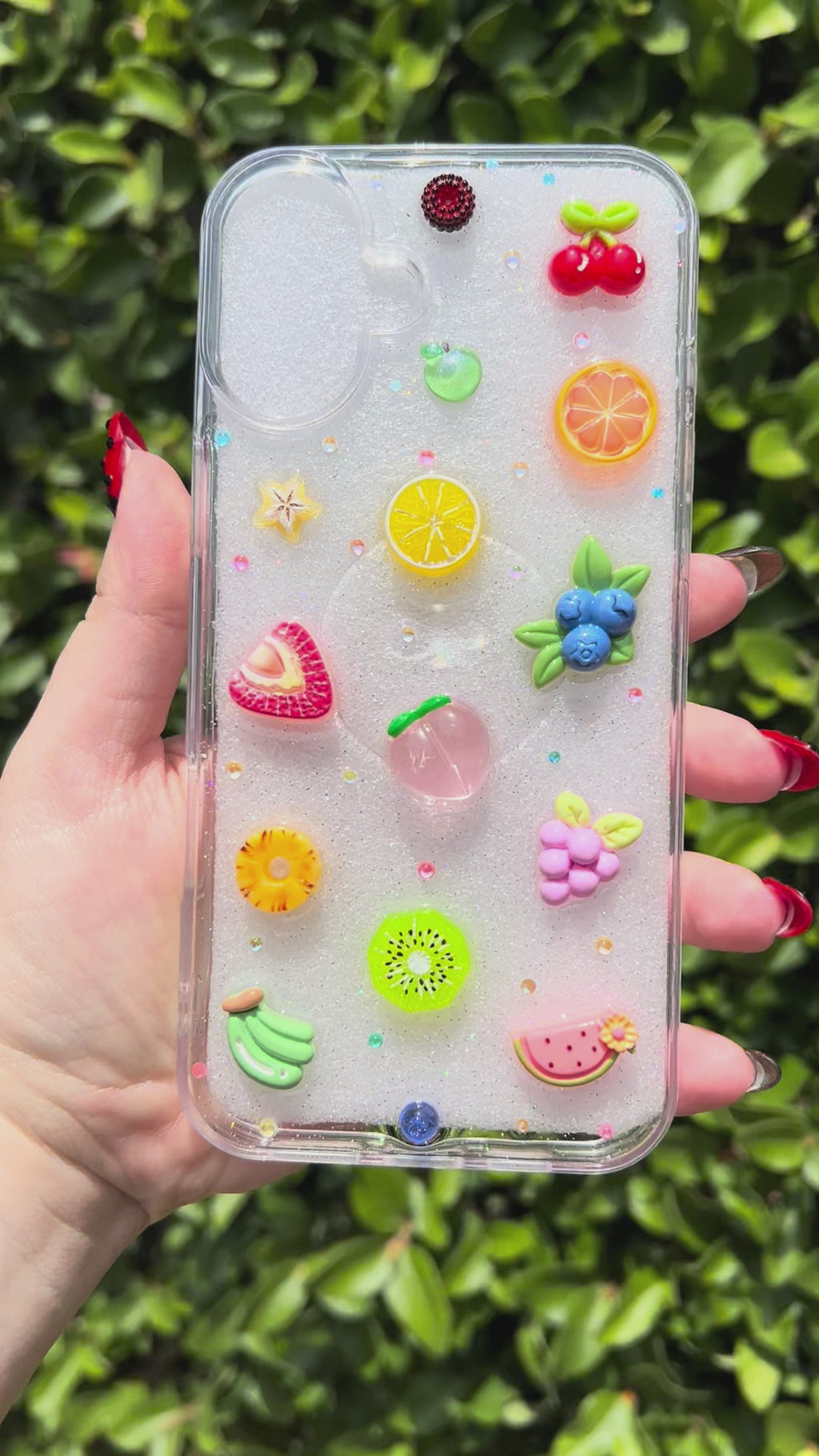 Fruity 3D Deco Phone Case - Made to Order