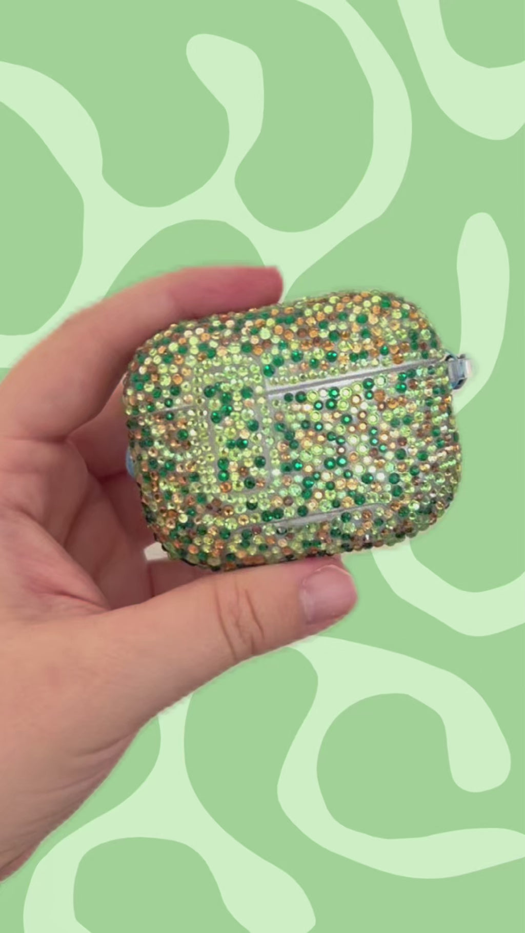Rhinestoned Bling Airpods Case: Choose Your Color!