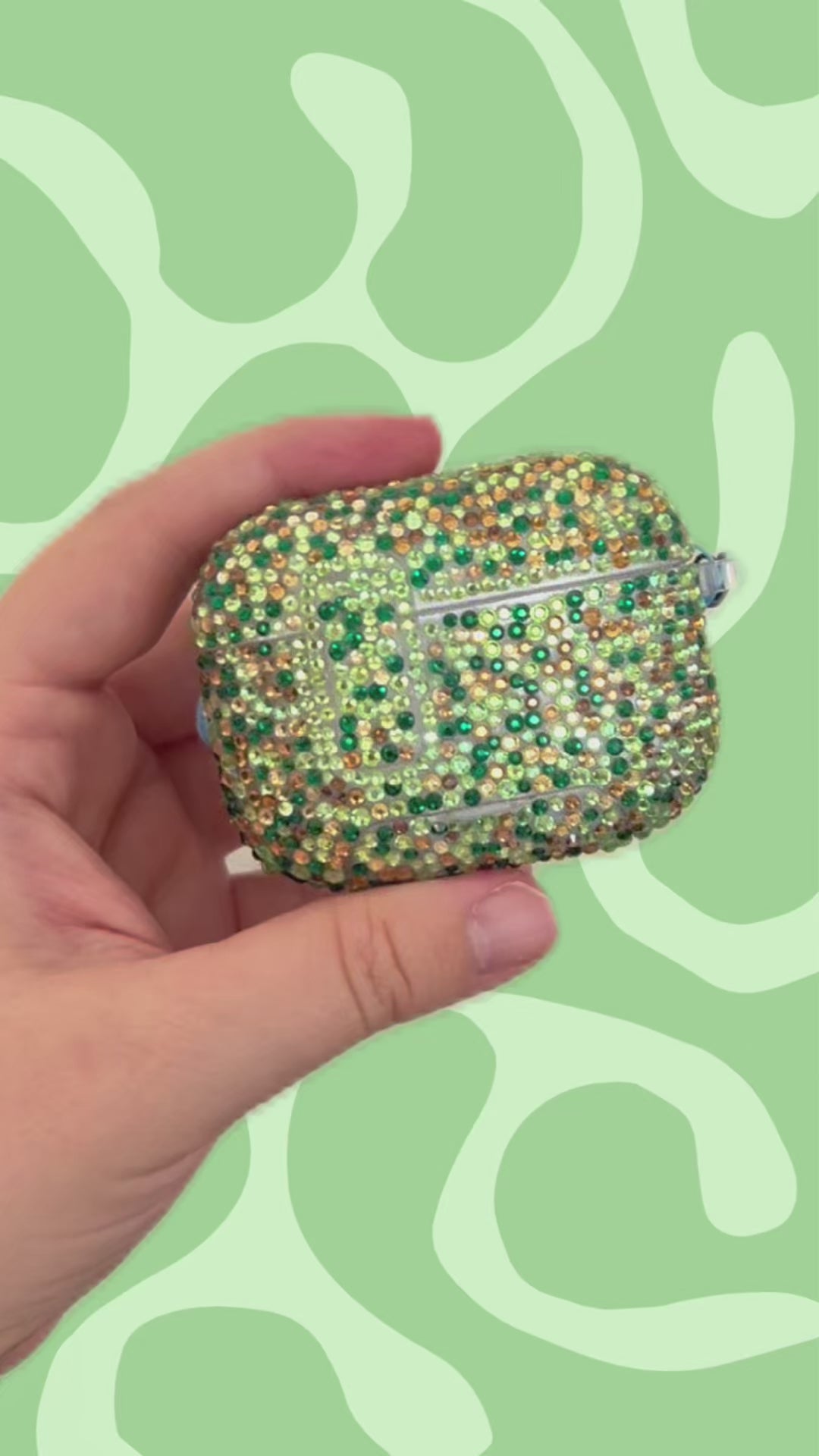 Rhinestoned Bling Airpods Case: Choose Your Color!