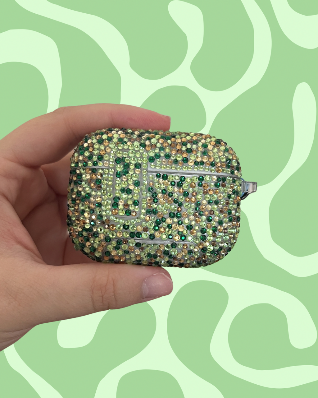 Rhinestoned Bling Airpods Case: Choose Your Color!