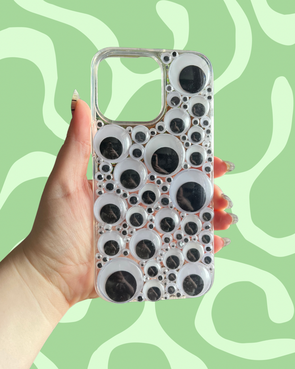 Googly Eye Phone Case - 3D - Kawaii - ASMR - Made To Order