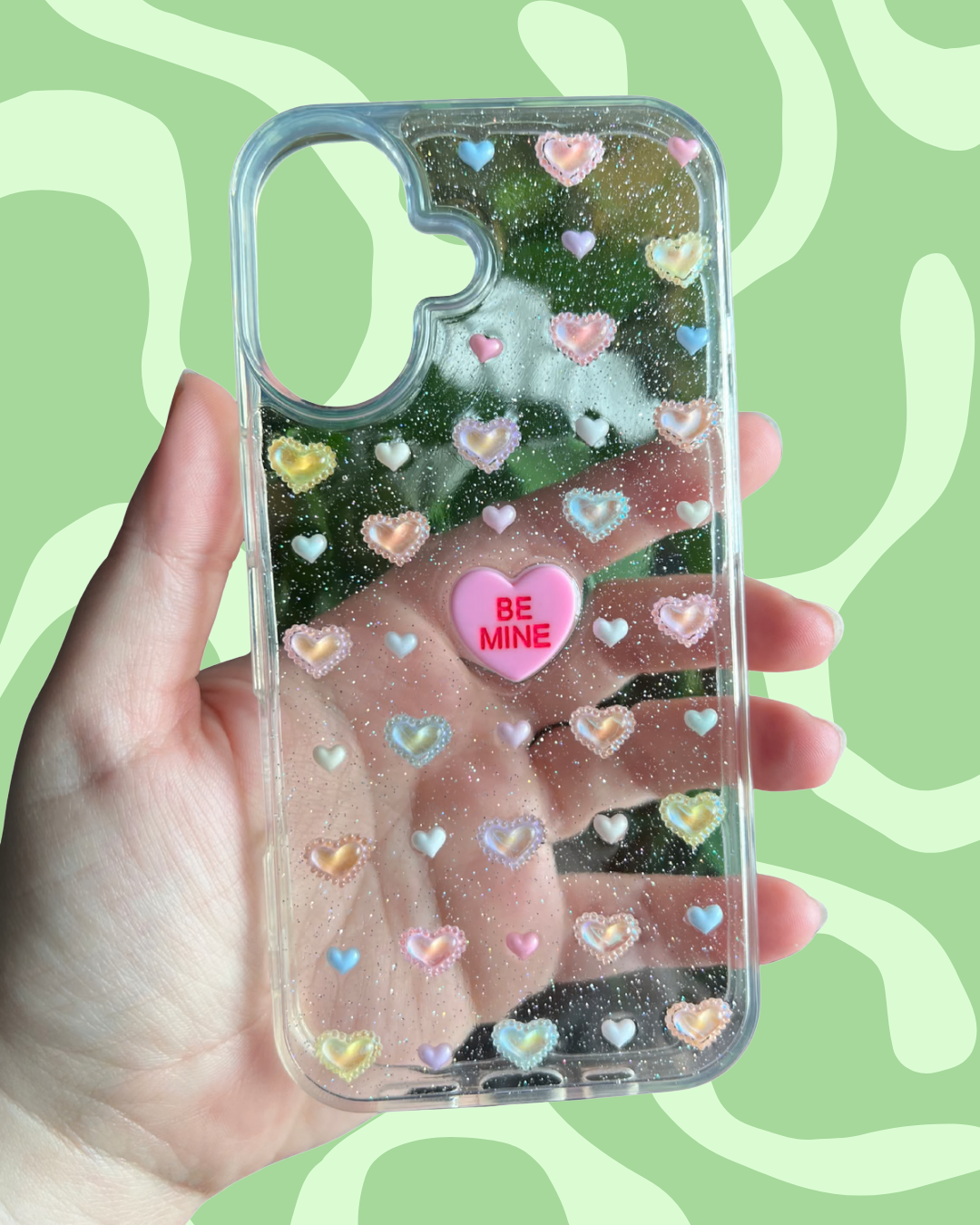 Sweethearts Candy Themed 3D Phone Case - Made to Order