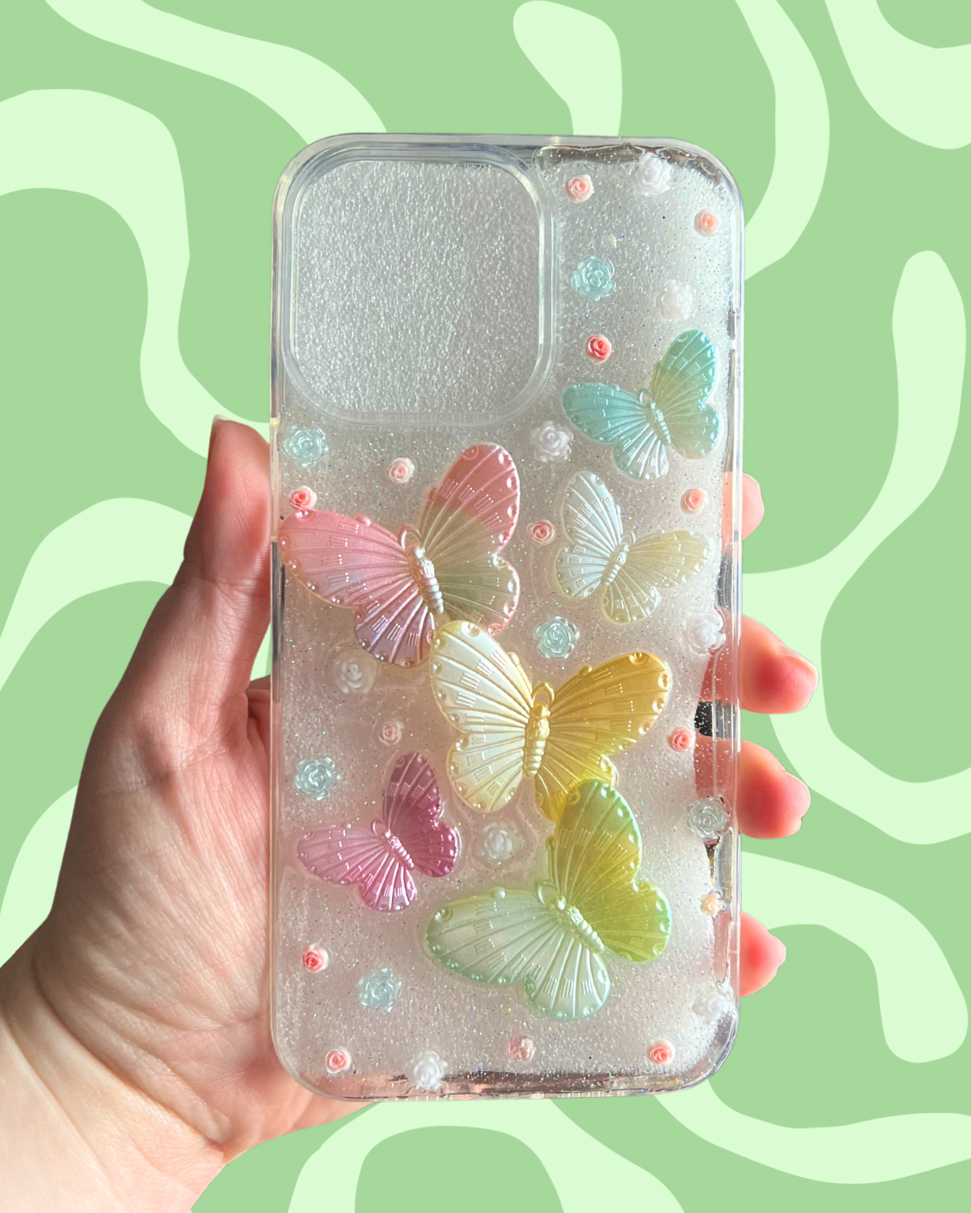 Butterfly Dreams 3D Deco Phone Case - Made to Order