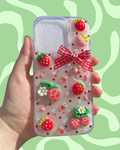 Strawberry Fields 3D Deco Phone Case - Made to Order